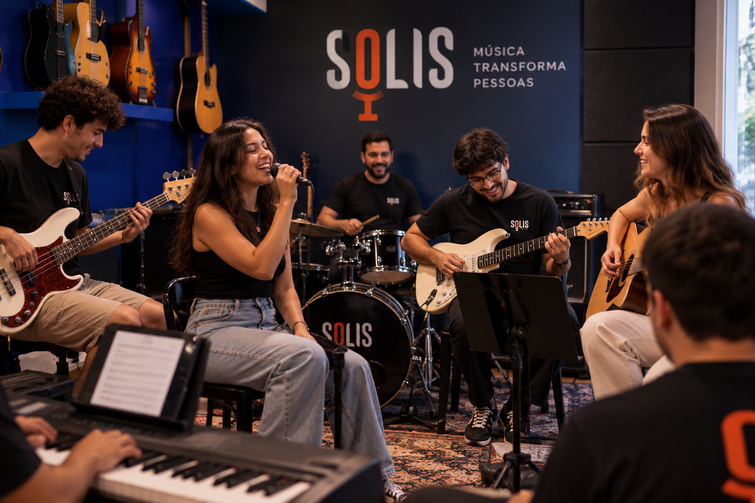MÚSICA ALÉM DA SALA DE AULA com alunos adultos da Solis